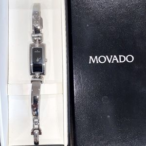 Movado Women Quartz Diamond Stainless Steel Watch